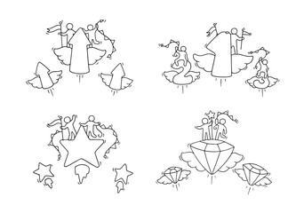  set with little people and victory objects