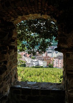 Blick auf Kirchheimbolanden, Erholungsort in Rheinland-Pfalz.