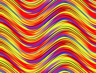 abstract background with lines multi colored with seamless pattern art of illustration