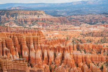 Morning view of the famous Bryce Canyon National Park from Inspiration Point