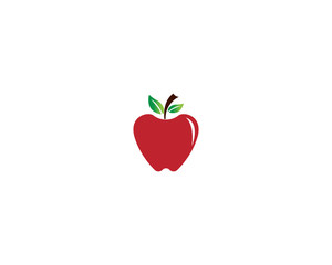 Apple illustration vector and logo design