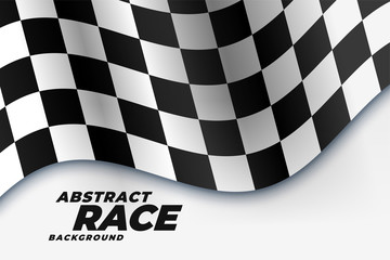 checkered racing flag sports background