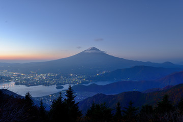 Fototapeta na wymiar 新道峠からの富士山