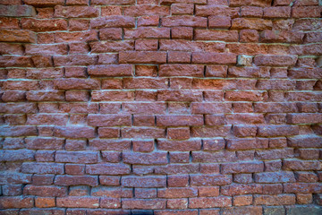Old brick wall in Venice