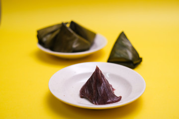 Traditional food on isolated background