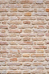 Old brick wall in Venice