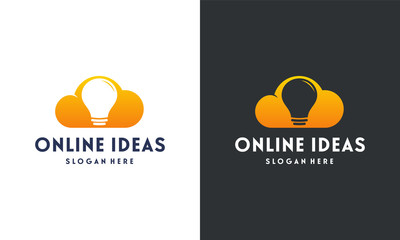 Online Ideas Logo designs concept vector, Inspiration logo template