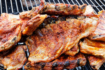 Rippchen auf dem Grill