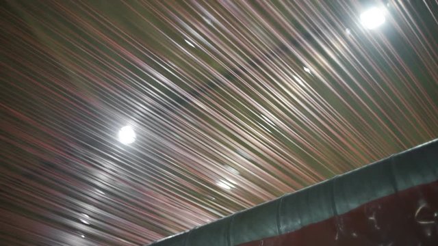 Production line of polypropylene bags for food and non-food bulk goods. PP bag