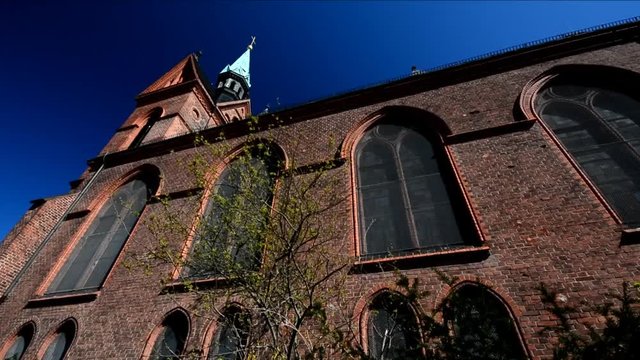 Evangelical Melanchthon Church in Berlin Spandau (Inaugurated on December 15, 1893) on April 1, 2016, Germany                 