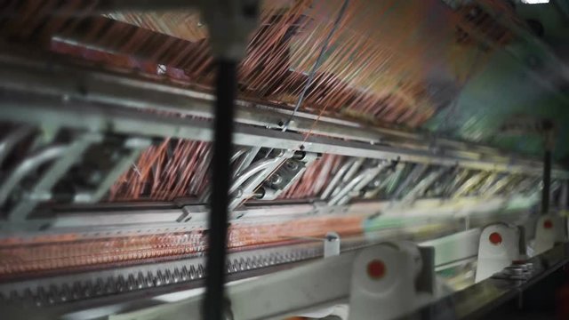 Process of making plastic sack in factory