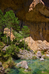 Natural environment of El Parrizal in Beceite village