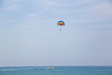 Parasailing on the beach