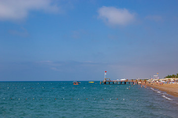 view of the sea and beach