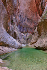 Natural environment of El Parrizal in Beceite village