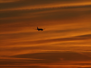 airplane flying in the sky