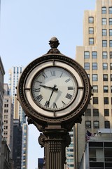 Fototapeta na wymiar Nice Clock in New York City - USA