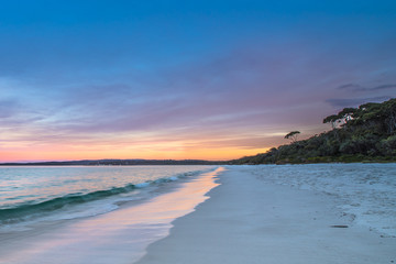 Fototapeta na wymiar Jervis Bay - Hyams Beach sunset