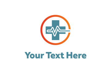 Obraz premium health medical logo creative illustration vector of graphic , health medical logo illustration vector , vector of medical health logo illustration for logo identity and business