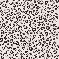 Leopard pattern design. vector seamless background