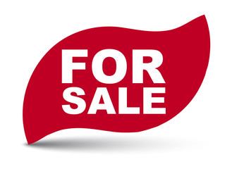 red vector banner for sale