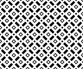 Abstract geometric pattern. A seamless vector background. White and black ornament. Graphic modern pattern. Simple lattice graphic design
