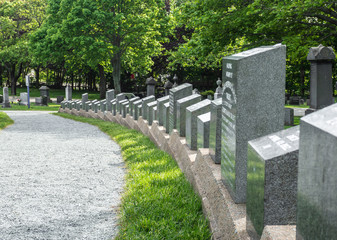Titanic Grave Site, Halifax, history, no people, sunny day, springtime