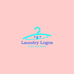 Laundry Logo  vector template. eps 10