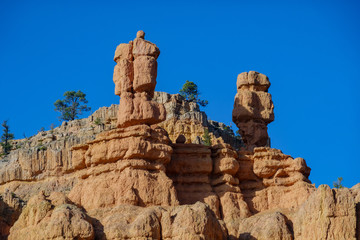 Beautiful rock landscape around Red Canyon