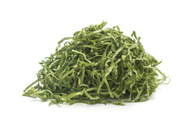 Sliced Couve Mineira. Brazilian Kale