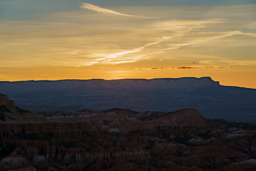 Sunrise of the famous Bryce Canyon National Park from Sunrise Point