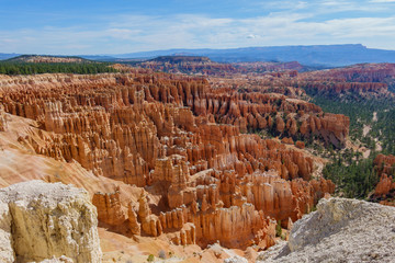Morning view of the famous Bryce Canyon National Park from Inspiration Point