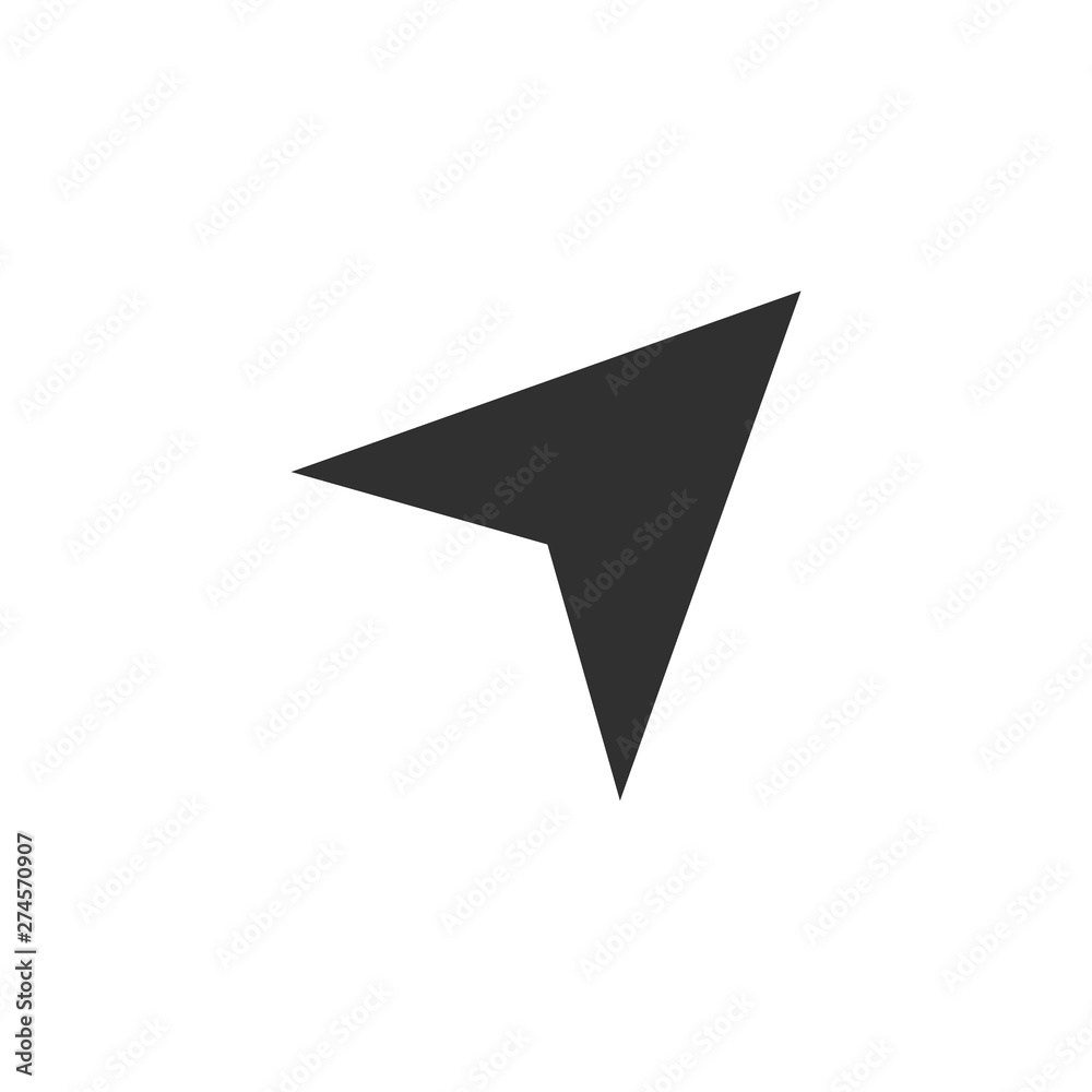 Aufkleber compass icon template black color editable. compass symbol flat vector sign isolated on white backgr