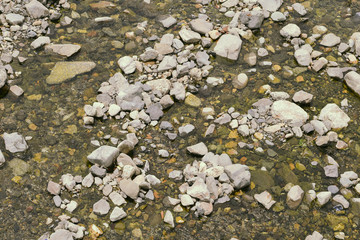 stone in the river
