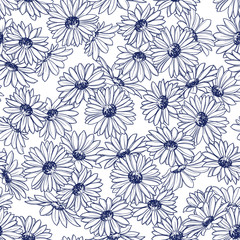 Illustration pattern of the flower