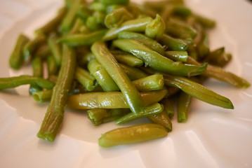 Boiled french beans