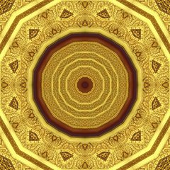 Creative for background.Floral fantasy style ornament.For fabric, print, carpet ornaments Persian relief. Finish stained glass in the Oriental style. Art graphics