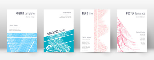 Cover page design template. Geometric brochure lay