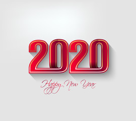 Happy New Year 2020, merry christmas. Happy Chinese New Year 2020 year of the rat