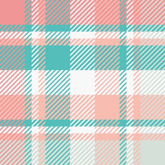 Plaid or tartan vector is background or texture in many color