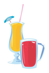summer time holiday icon vector ilustration