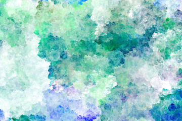 3D Abstract fractal background