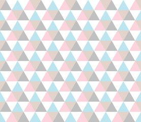 Triangular background. Seamless geometric pattern. Seamless abstract triangle geometrical background. Infinity geometric pattern. Vector illustration.