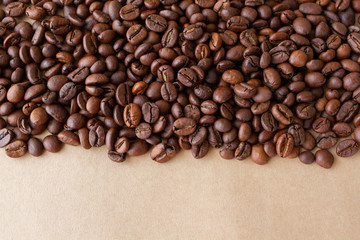 コーヒー豆　背景素材