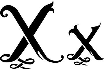 Letter X Monogram