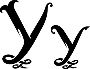 Letter Y Monogram