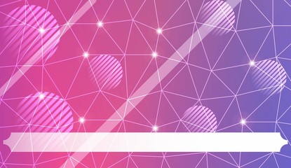 Pattern with abstract line in polygonal pattern with triangles style. For interior wallpaper, smart design, fashion print. Vector illustration. Creative gradient color.