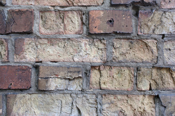 Background texture of a Brick Exterior Wall