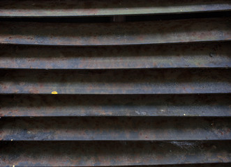Bright rust stains texture paint showing through to rust underneath