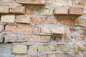 Background texture of a Brick Exterior Wall